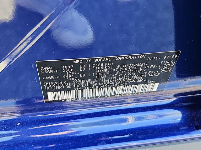 Certified 2026 Subaru Crosstrek 2.0i Premium AWD/4WD image 27