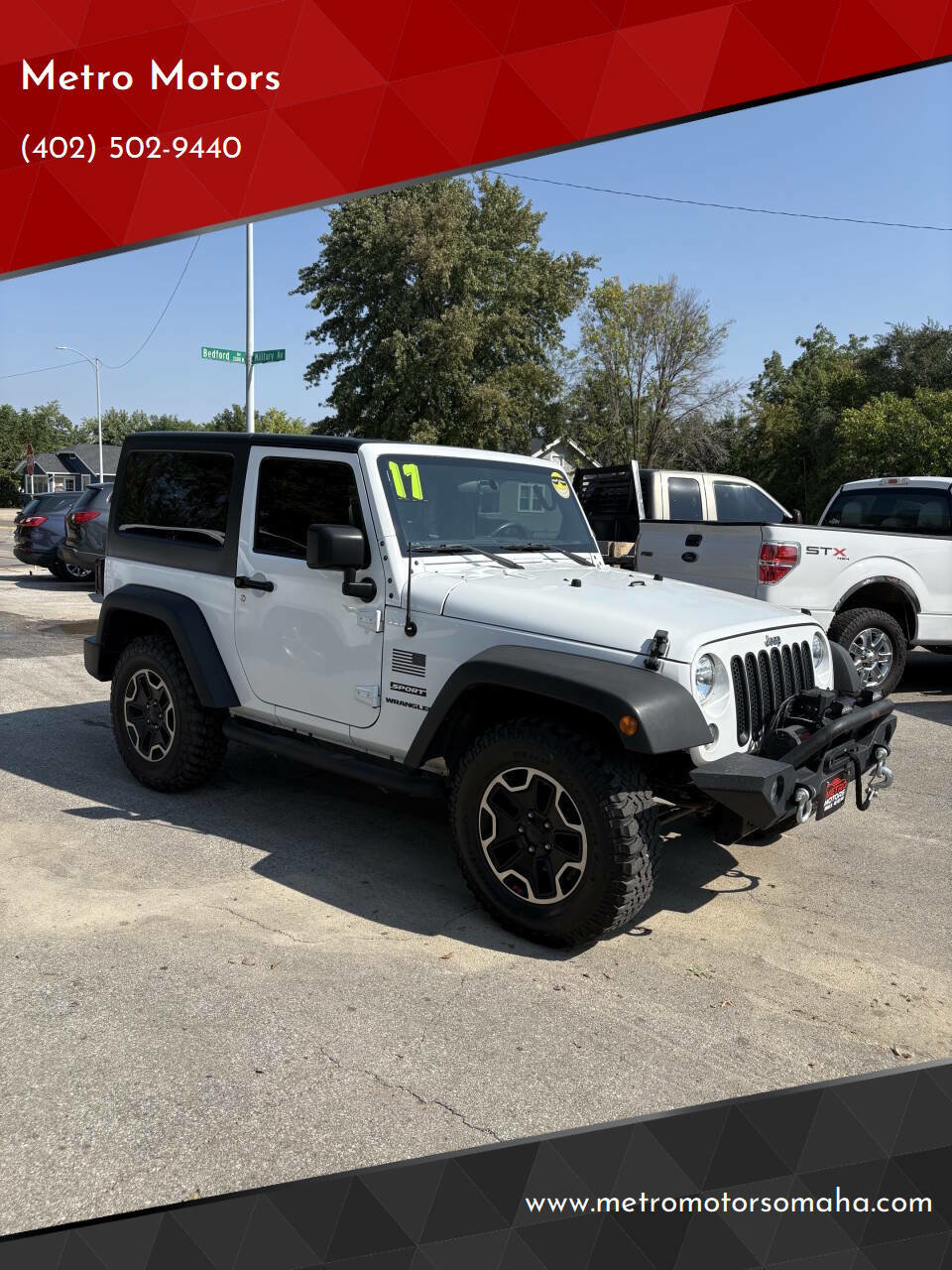 Used 2017 Jeep Wrangler Sport w/ Quick Order Package 24S