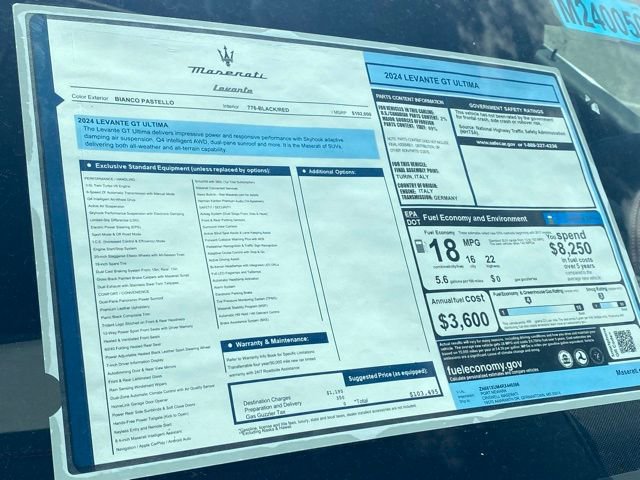 Used 2024 Maserati Levante GT Ultima image 50