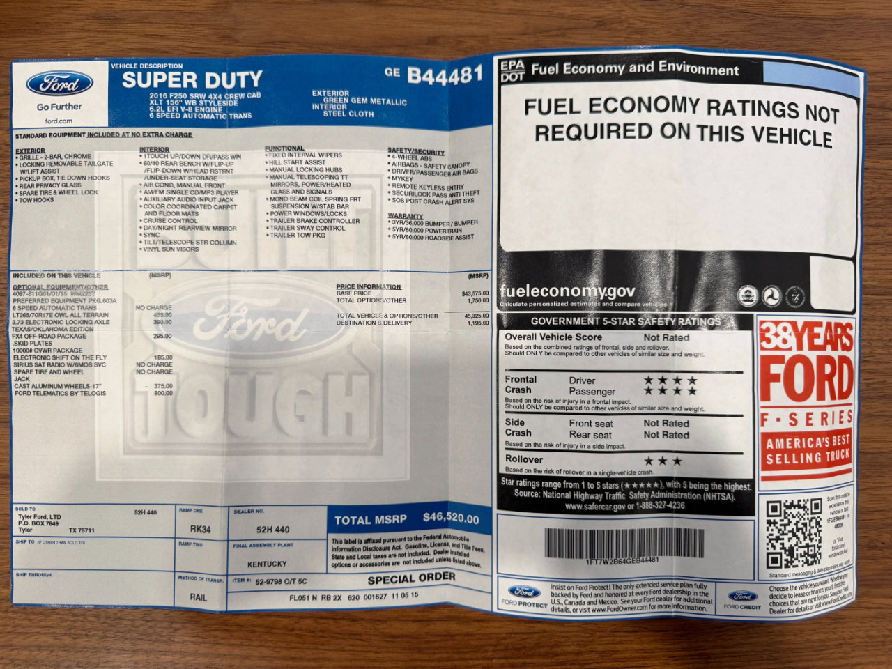 Used 2016 Ford F250 XLT w/ FX4 Off-Road Package image 68