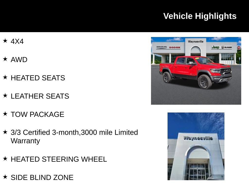 Used 2022 RAM 1500 TRX w/ TRX Level 1 Equipment Group AWD/4WD image 2