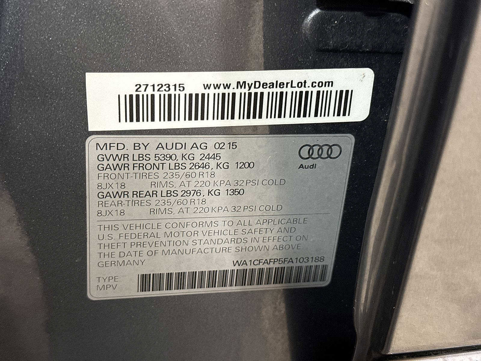 Used 2015 Audi Q5 2.0T Premium image 14