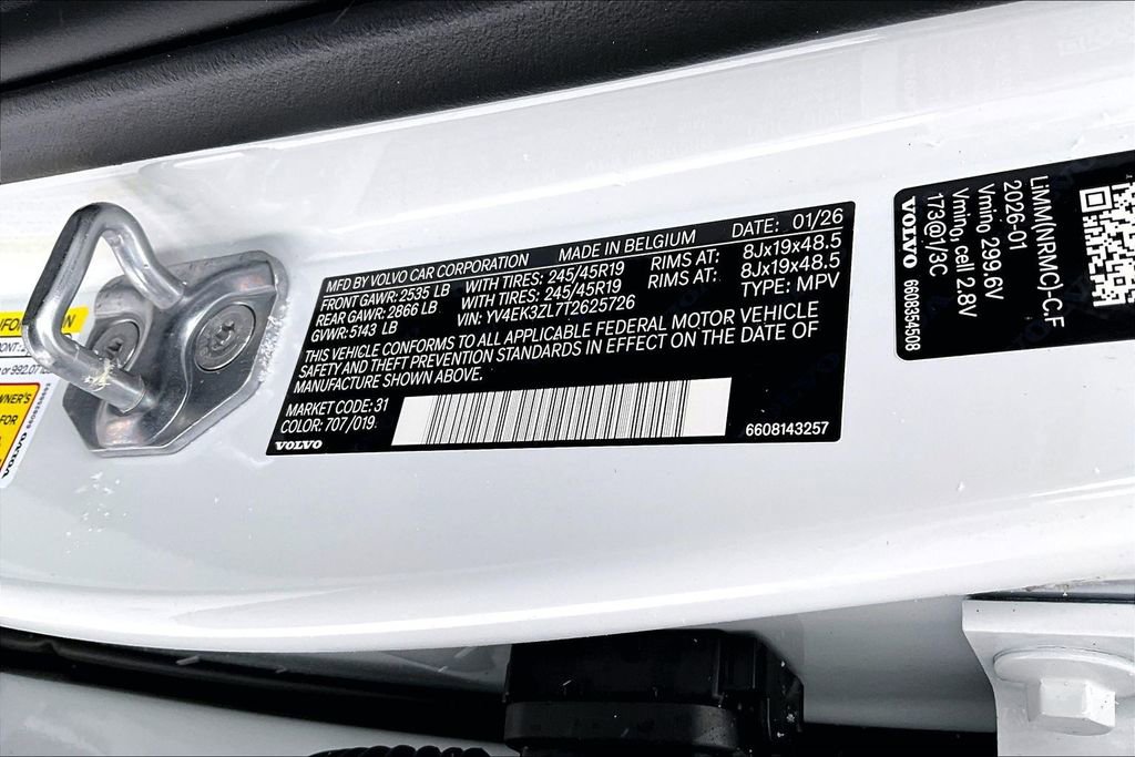 New 2026 Volvo EX30 Ultra w/ Climate Package AWD/4WD image 14