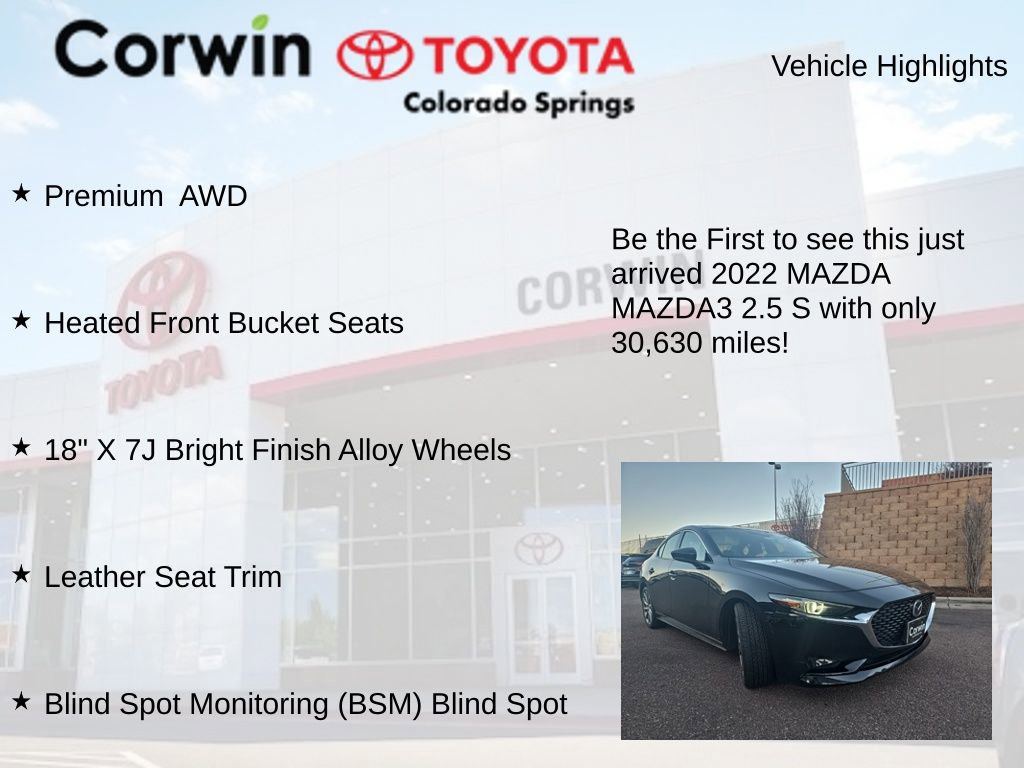 Used 2022 MAZDA MAZDA3 s image 4