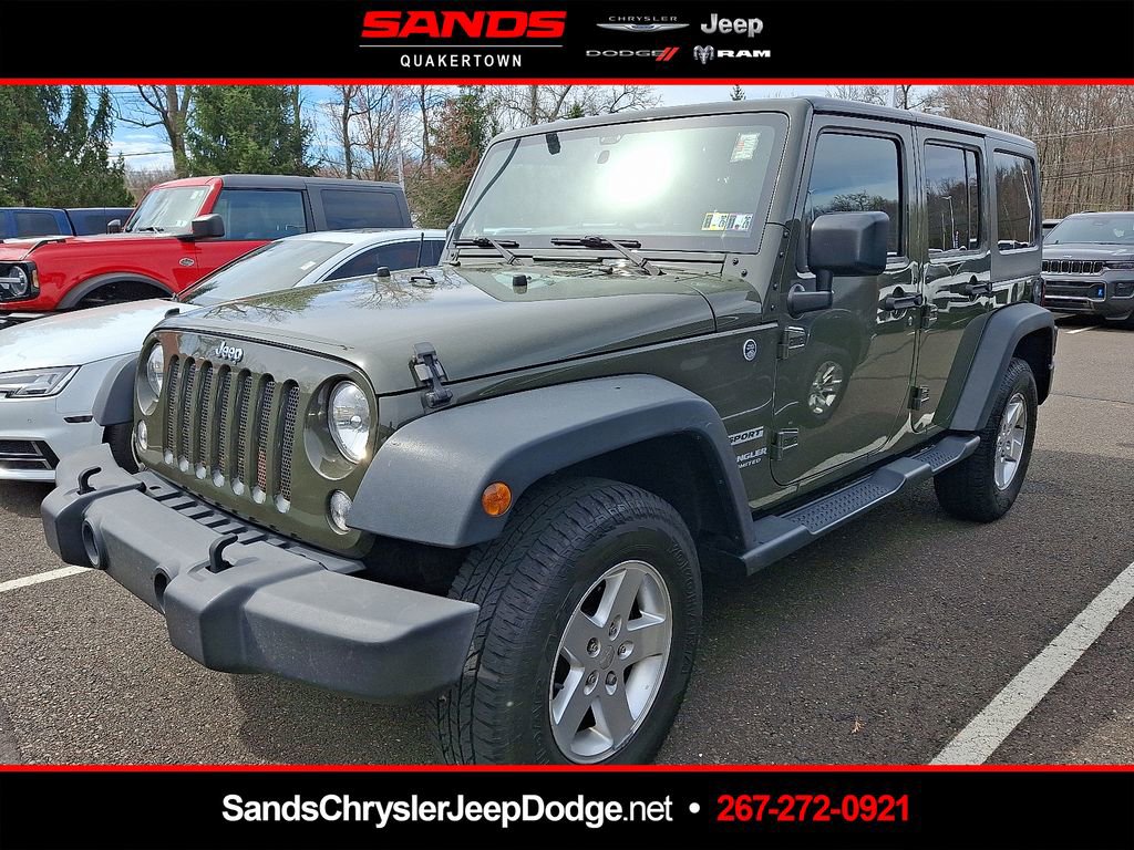 Used 2015 Jeep Wrangler Unlimited Sport w/ Quick Order Package 23S image 1