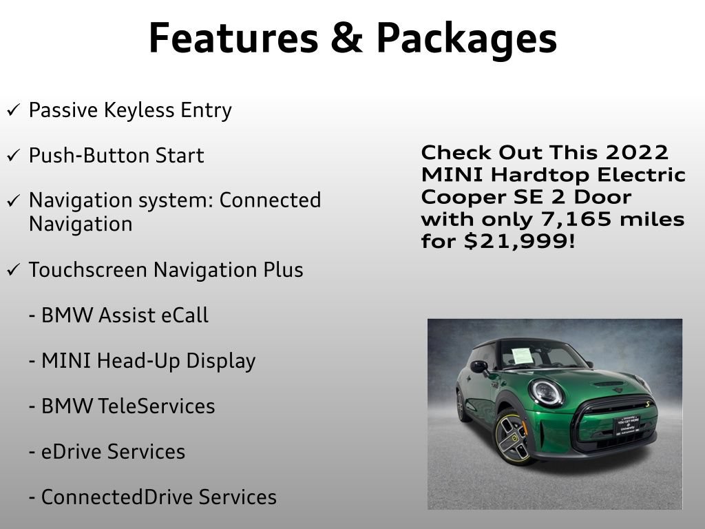 Used 2022 MINI Cooper SE FWD image 8