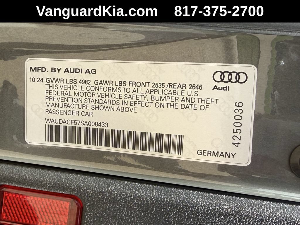 Used 2025 Audi A5 2.0T Premium Plus AWD/4WD image 35