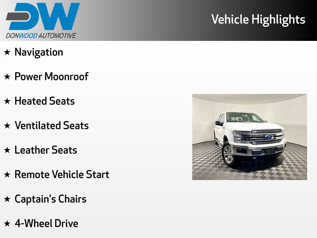 Used 2018 Ford F150 Lariat w/ Equipment Group 502A Luxury AWD/4WD image 3