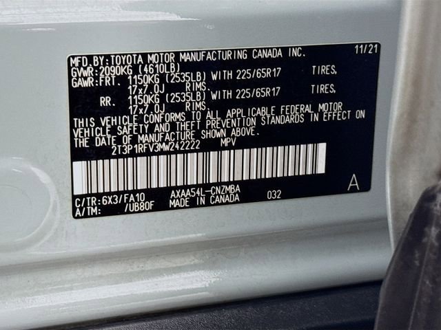 Used 2021 Toyota RAV4 XLE w/ Convenience Package AWD/4WD image 35
