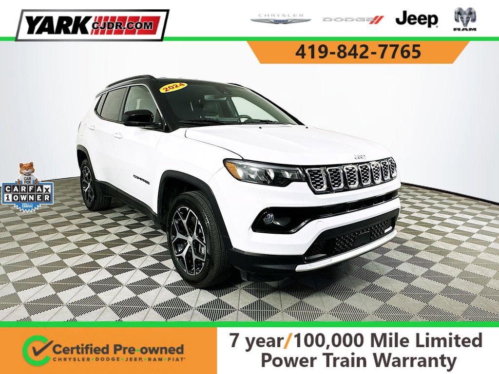 Certified 2024 Jeep Compass Limited AWD/4WD image 1
