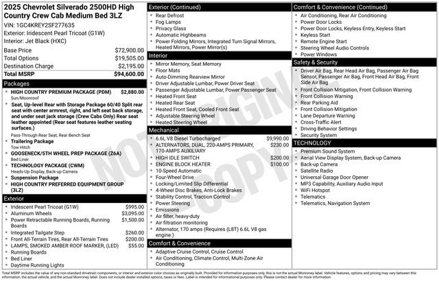 Used 2025 Chevrolet Silverado 2500 High Country w/ High Country Premium Package AWD/4WD image 18