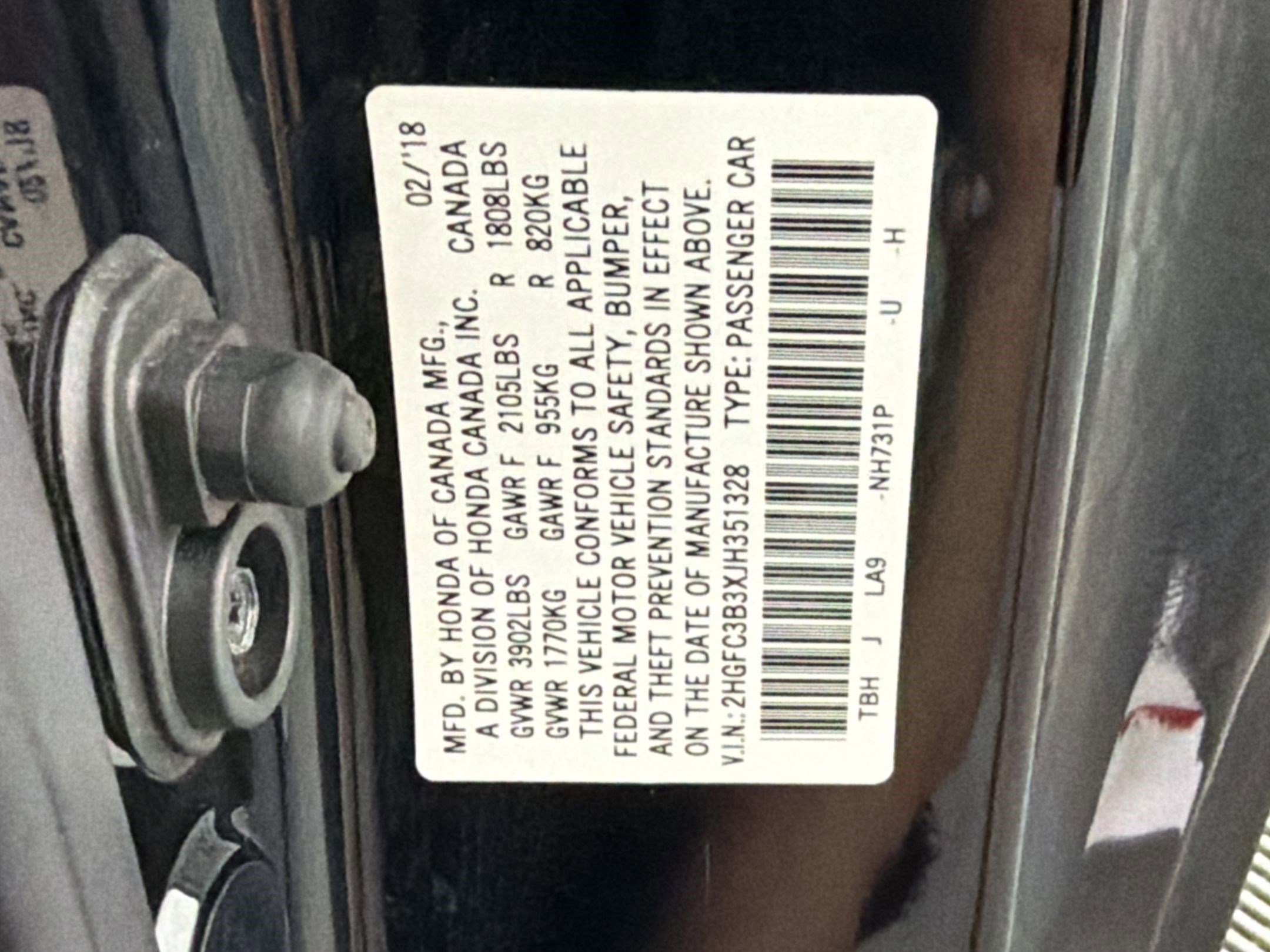 Used 2018 Honda Civic EX-T image 20