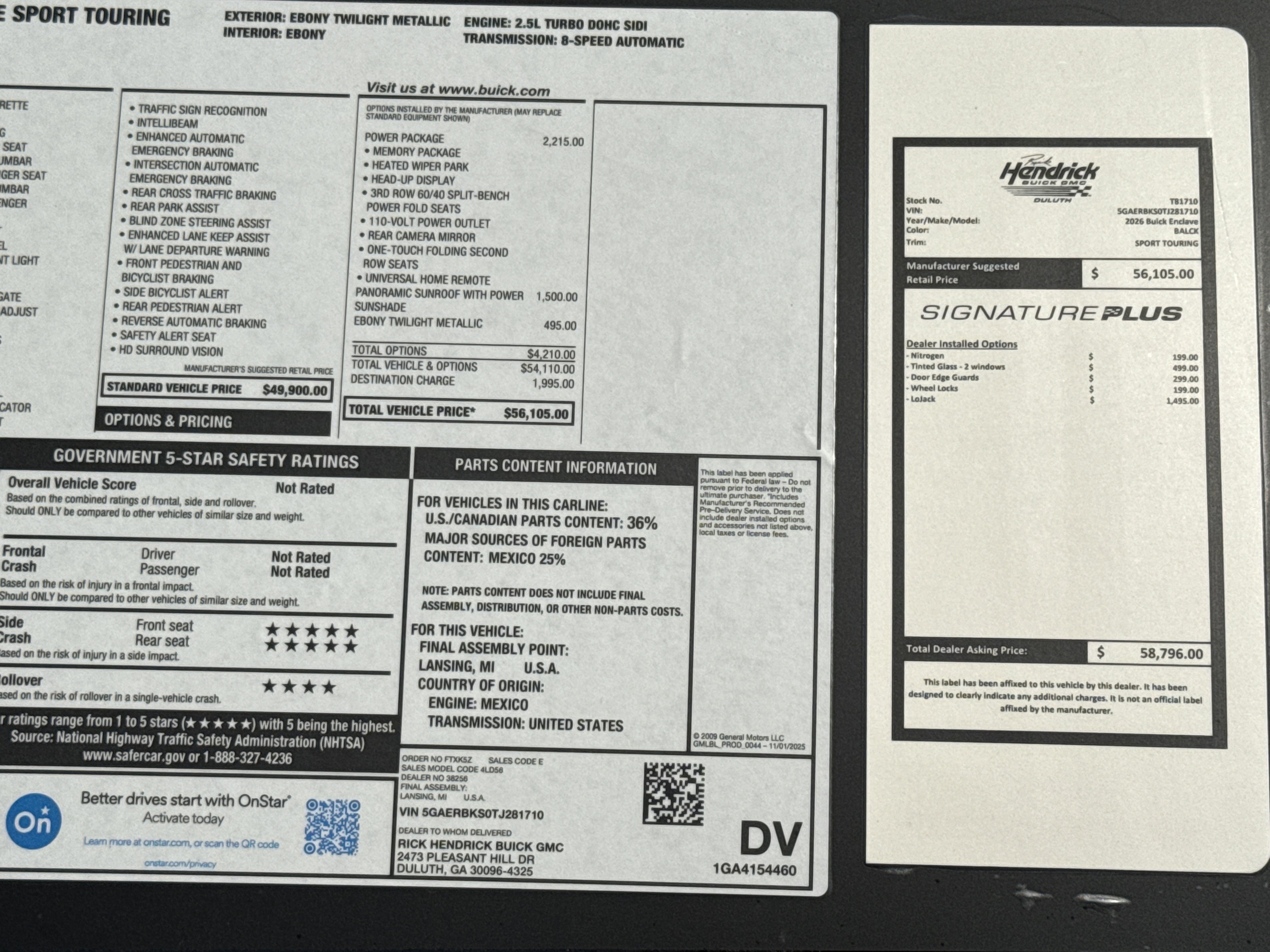 New 2026 Buick Enclave Sport Touring w/ Power Package image 40