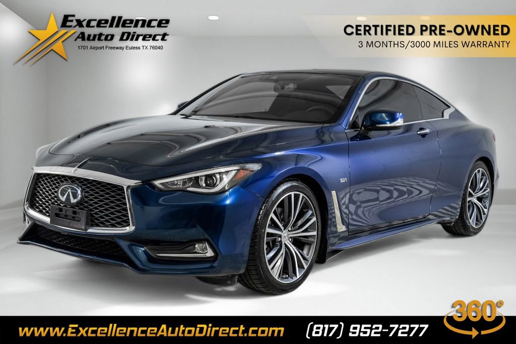 Used 2019 INFINITI Q60 3.0t Luxe w/ Essential Package