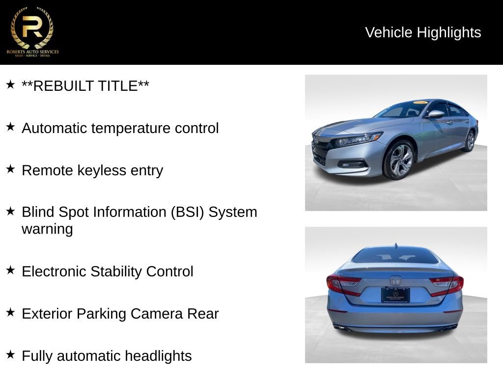 Used 2018 Honda Accord EX-L image 8