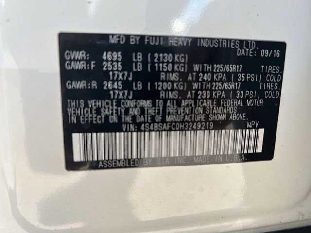 Used 2017 Subaru Outback 2.5i Premium image 26