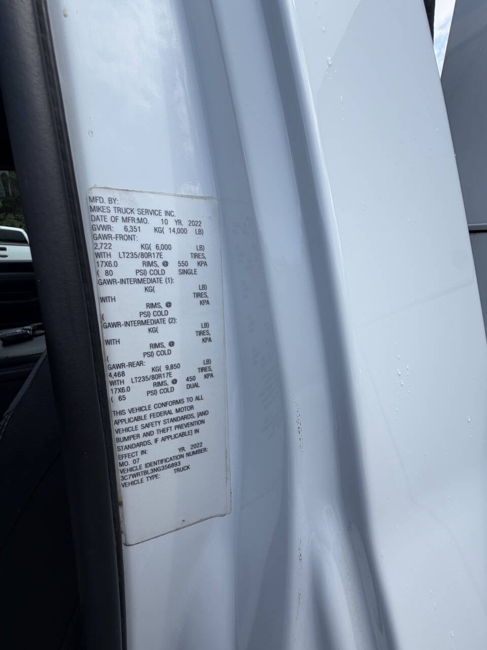 Used 2022 RAM 3500 Tradesman AWD/4WD image 18