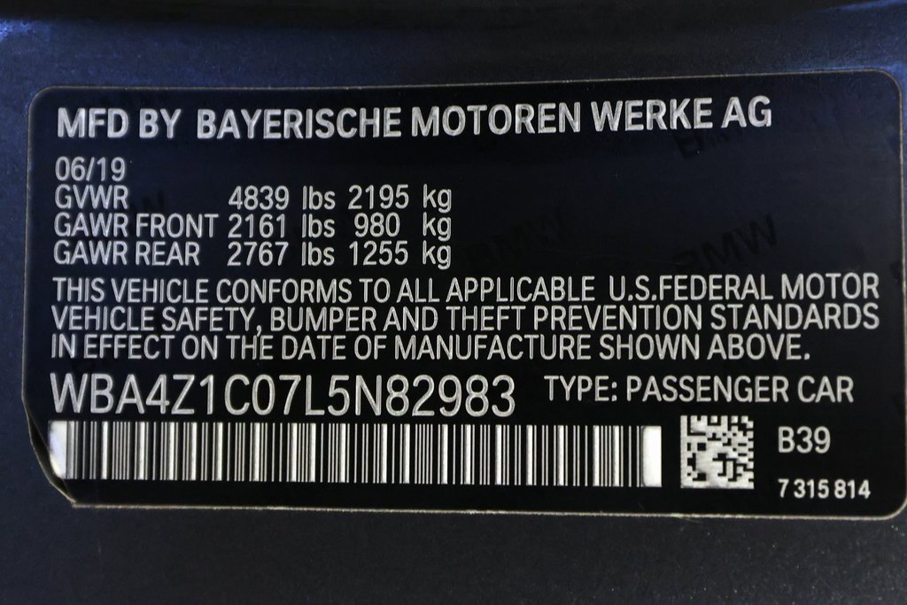 Used 2020 BMW 430i Convertible w/ Convenience Package image 53