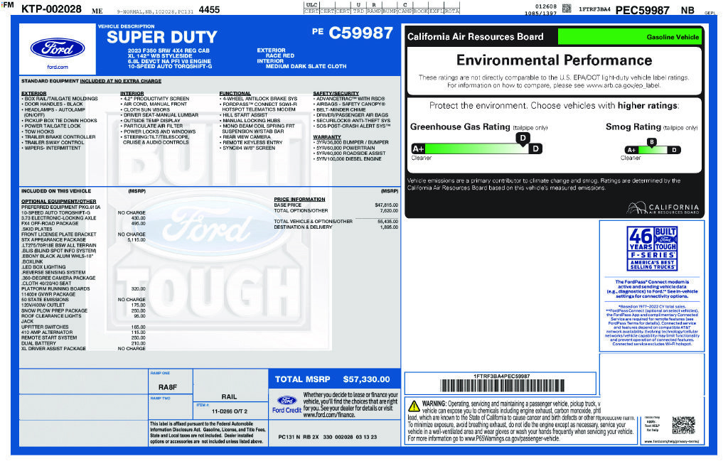 Used 2023 Ford F350 XL w/ STX Appearance Package AWD/4WD image 5