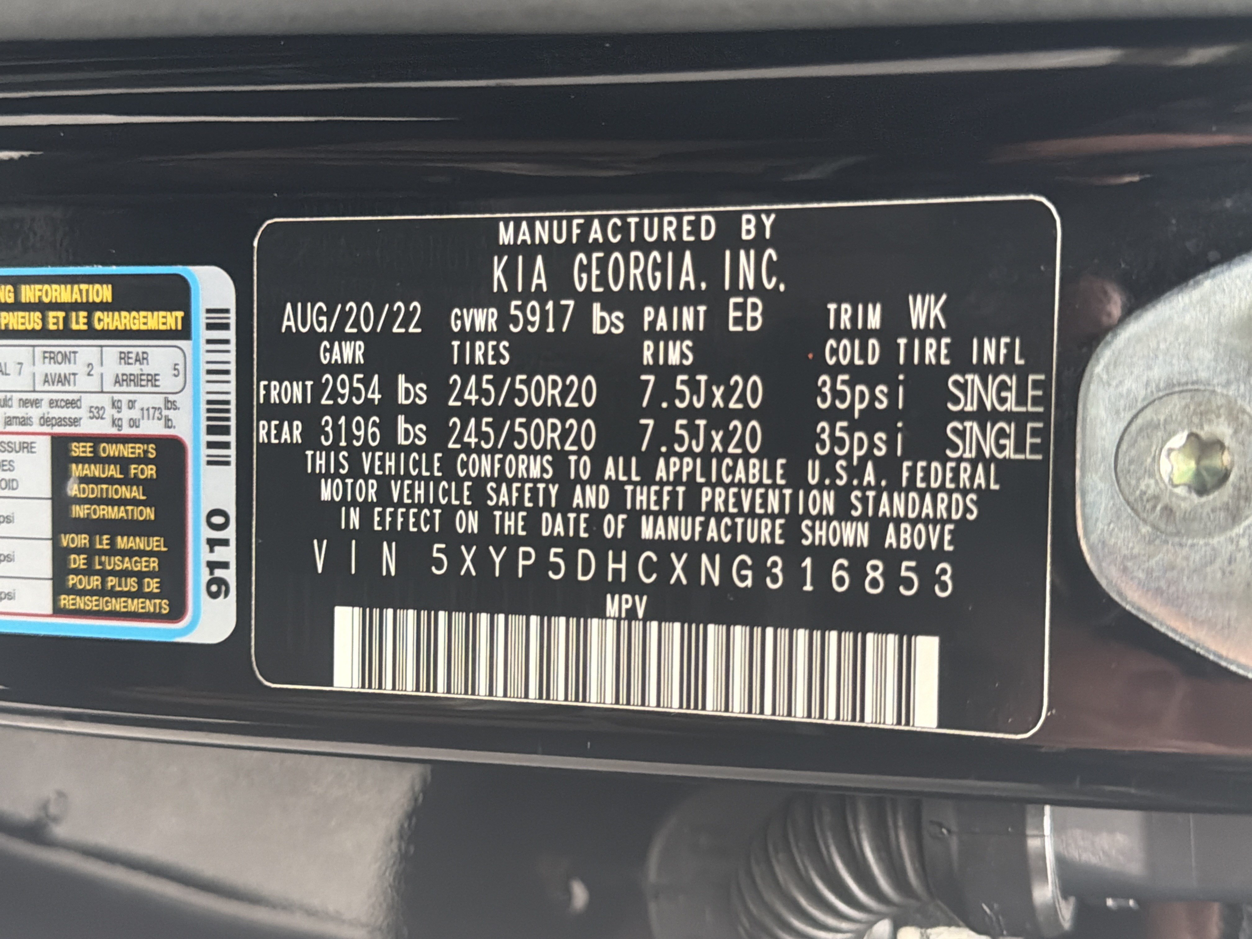Used 2022 Kia Telluride SX w/ SX Prestige Package AWD/4WD image 40