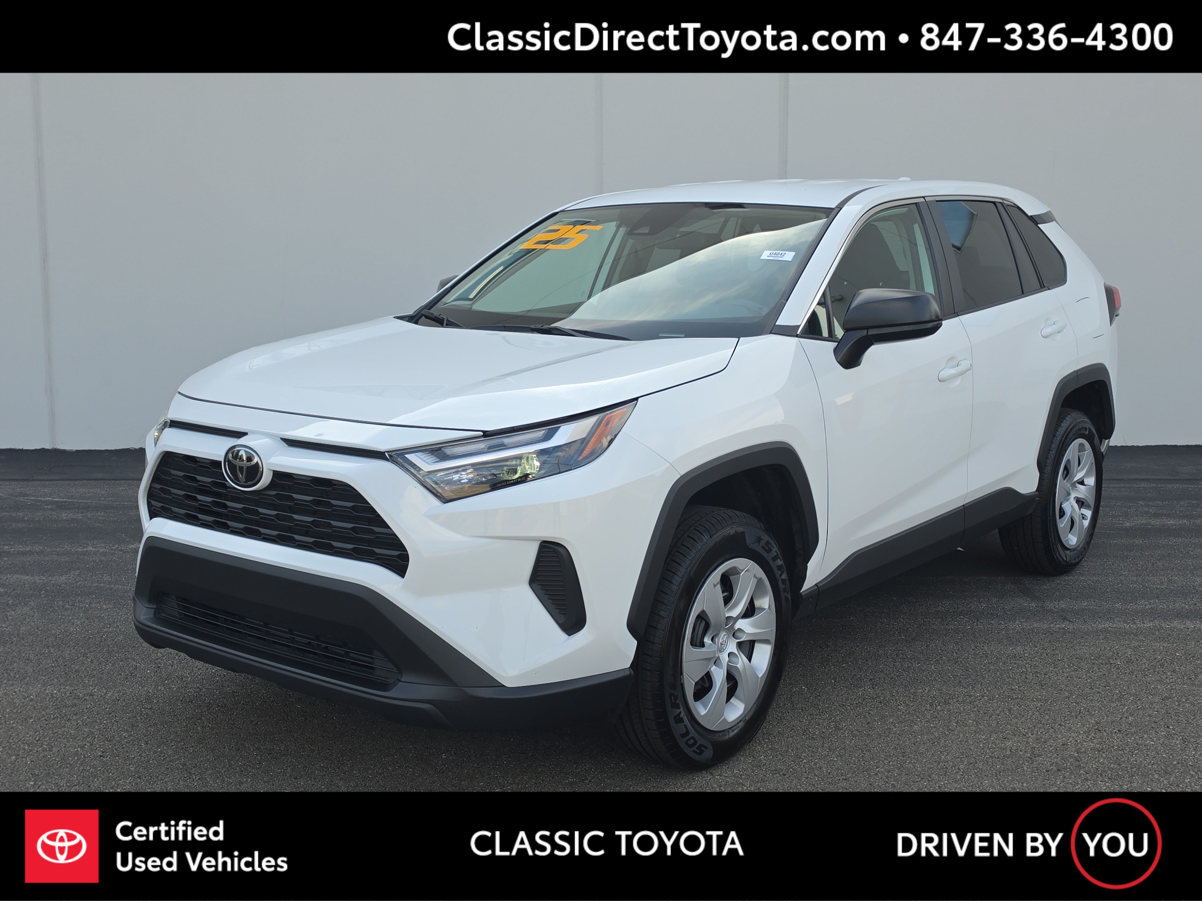 Certified 2025 Toyota RAV4 LE