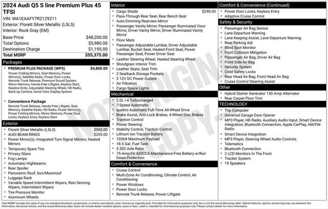 Certified 2024 Audi Q5 2.0T Premium Plus w/ Premium Plus Package AWD/4WD image 37
