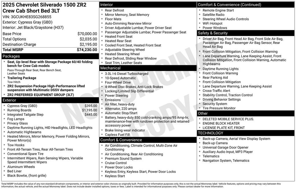 Used 2025 Chevrolet Silverado 1500 ZR2 image 34