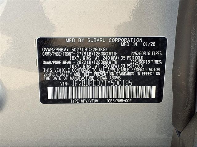 New 2026 Subaru Outback Touring image 10