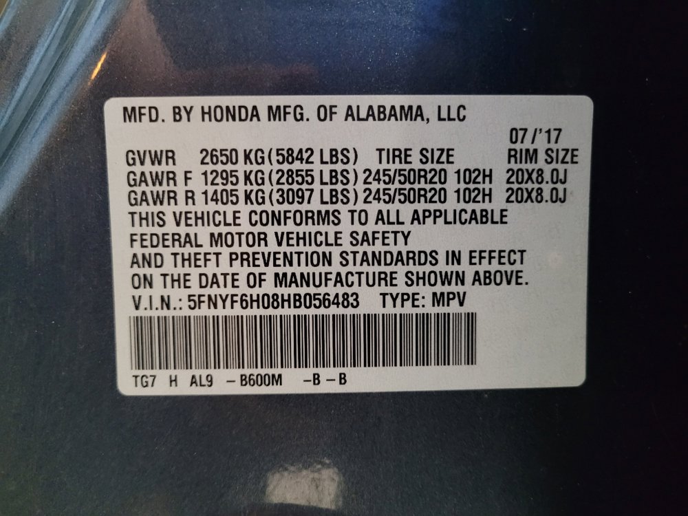 Used 2017 Honda Pilot Elite image 33