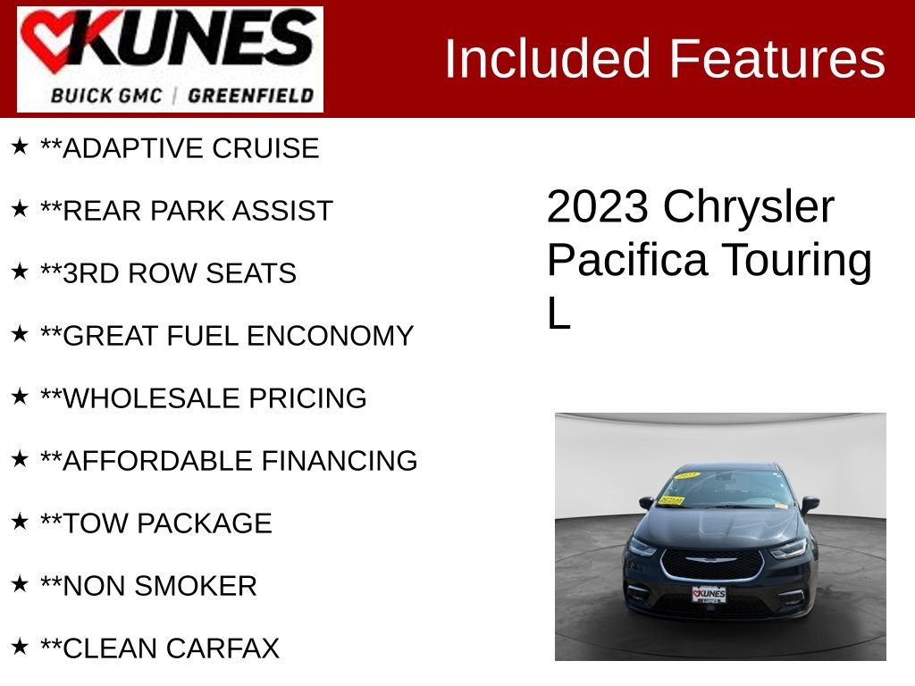 Used 2023 Chrysler Pacifica Touring-L FWD image 3