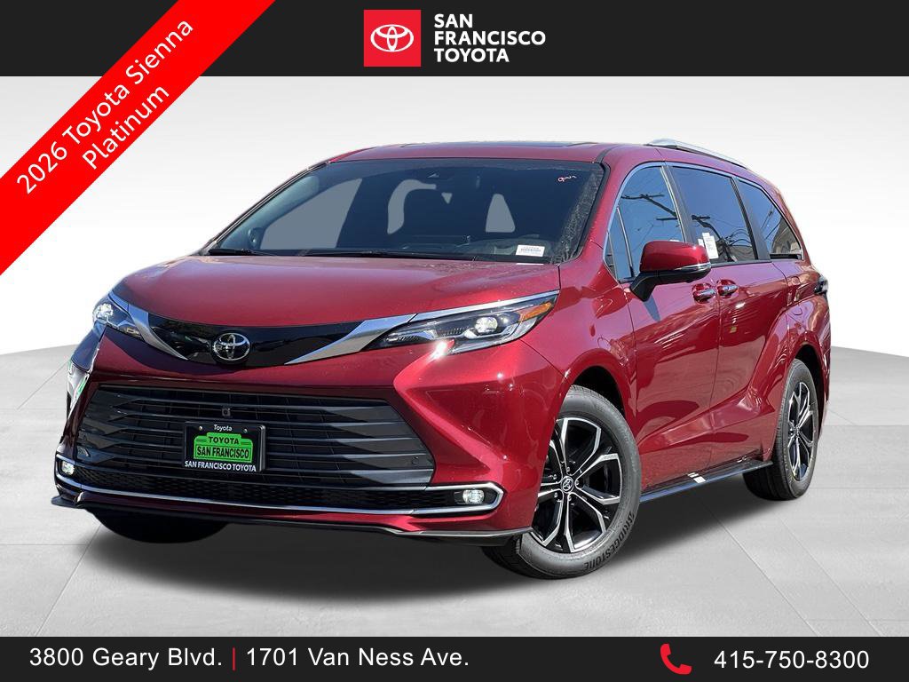 New 2026 Toyota Sienna Platinum