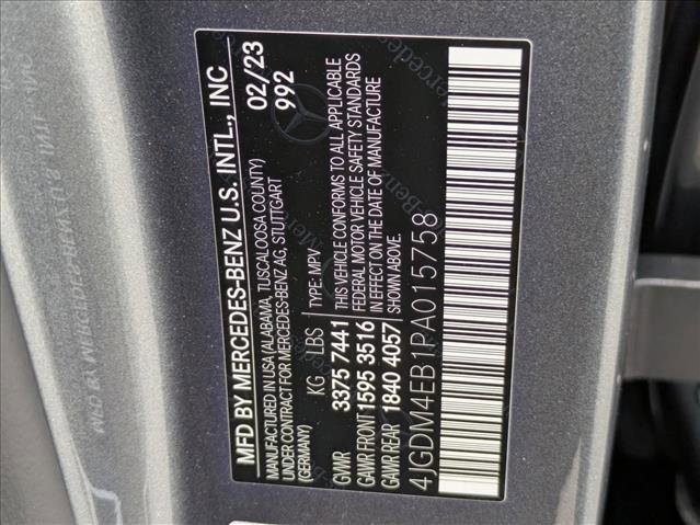 Certified 2023 Mercedes-Benz EQS 580 4MATIC SUV image 27