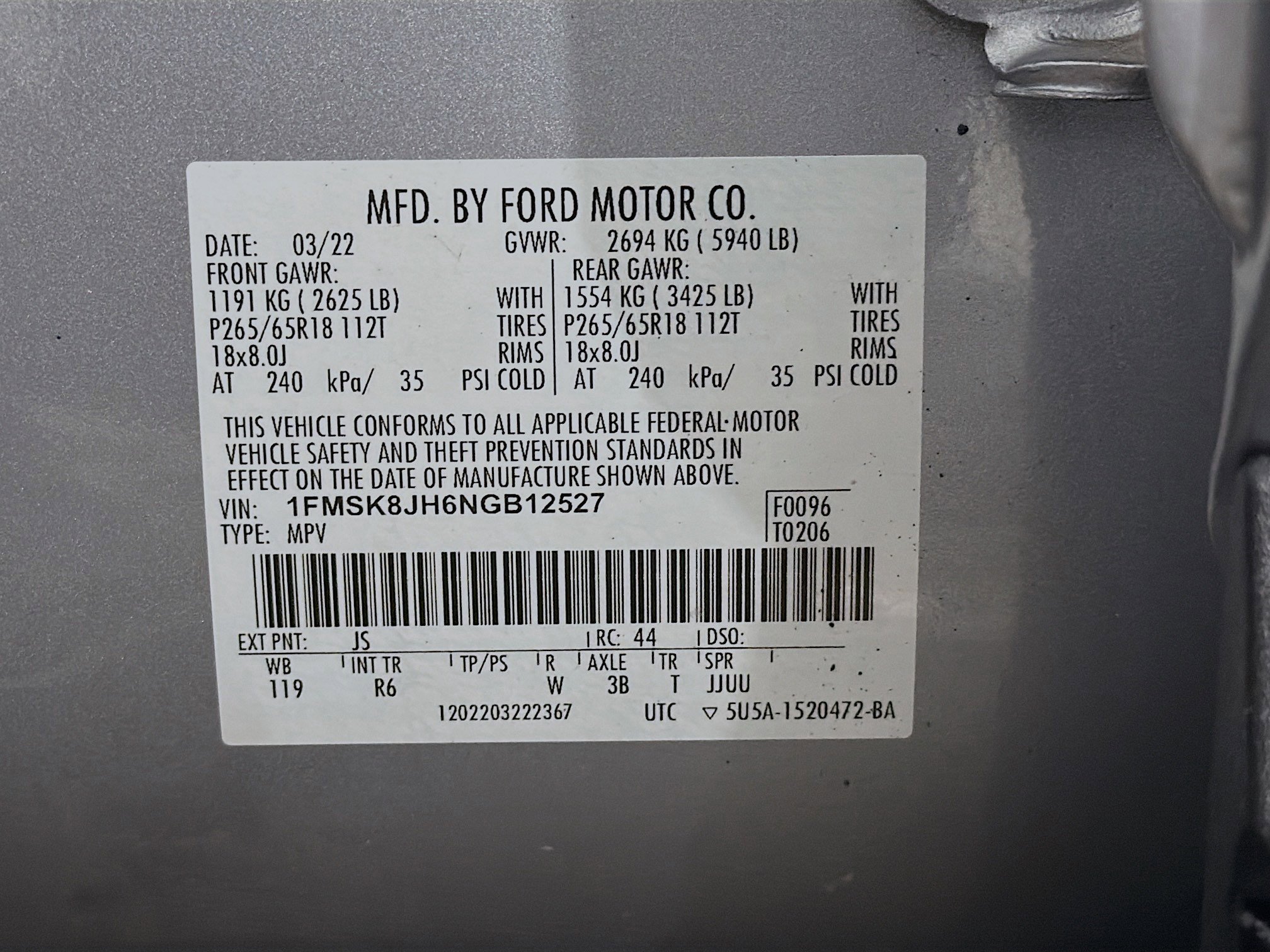Used 2022 Ford Explorer Timberline image 34