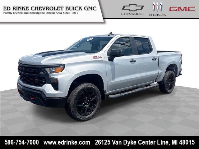 Certified 2022 Chevrolet Silverado 1500 Custom Trail Boss w/ LPO, Dark Essentials Package