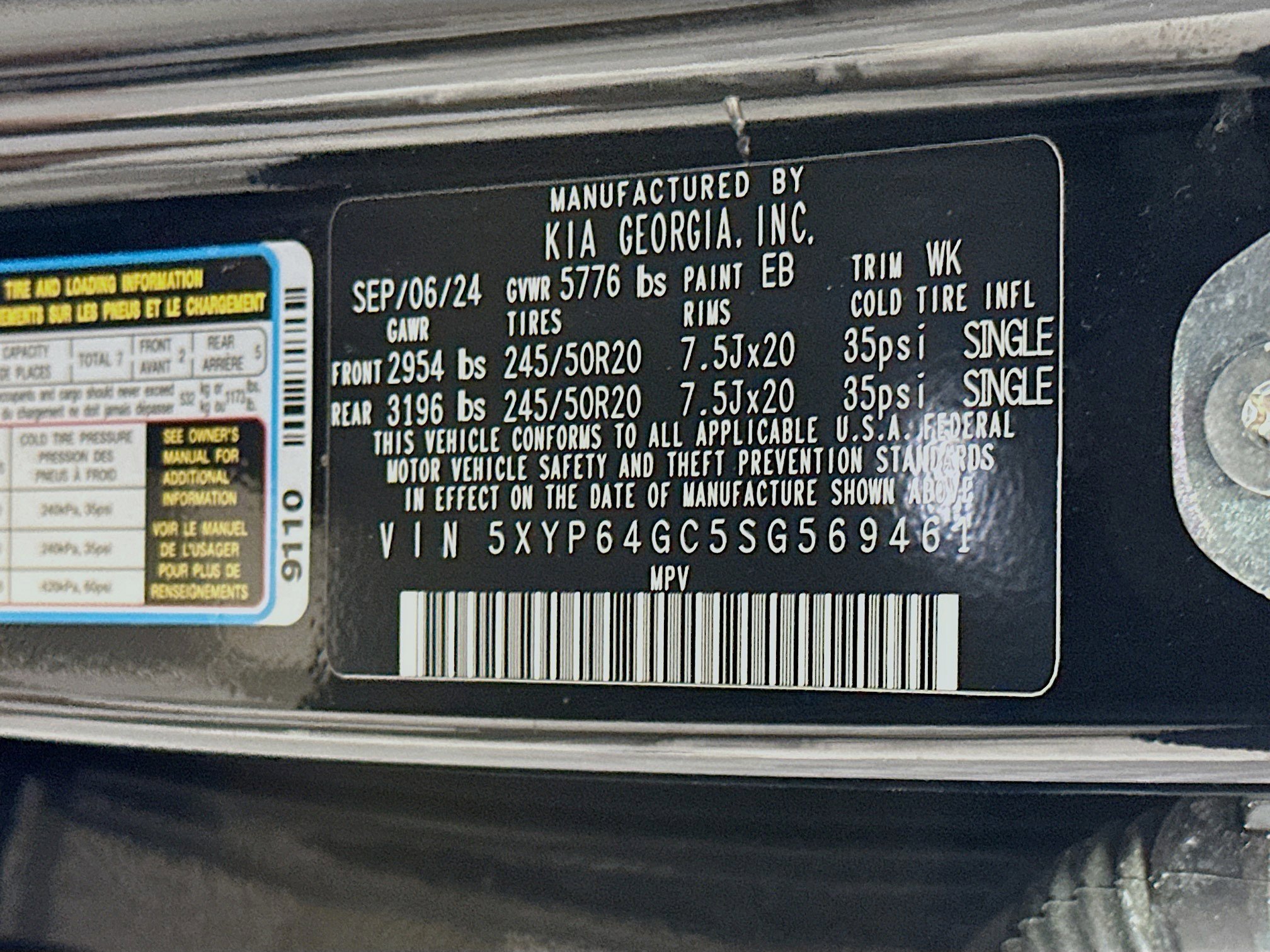 Used 2025 Kia Telluride S FWD image 12