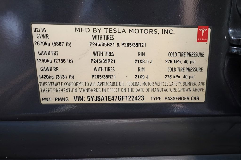 Used 2016 Tesla Model S P90D image 39