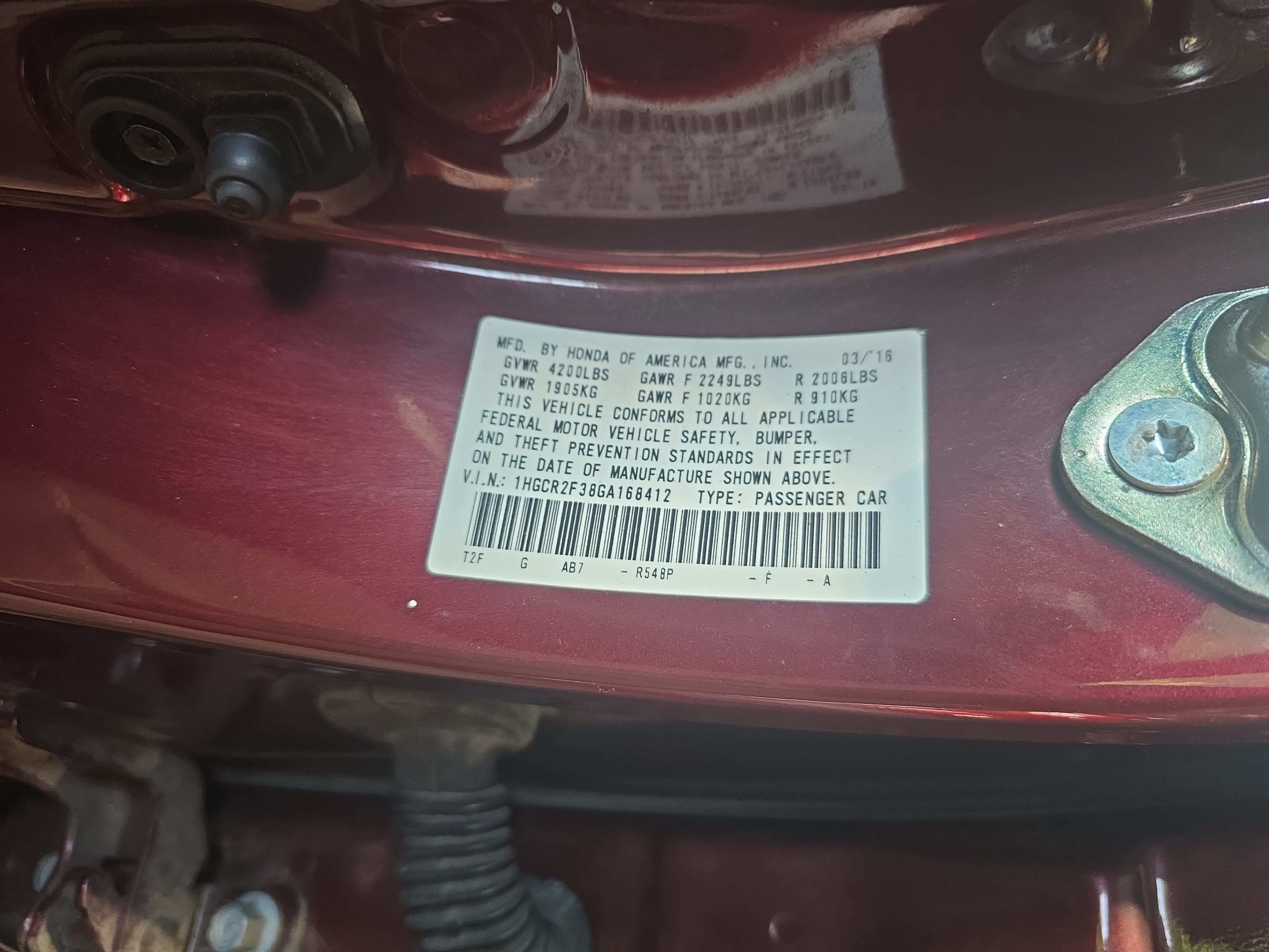 Used 2016 Honda Accord LX image 34