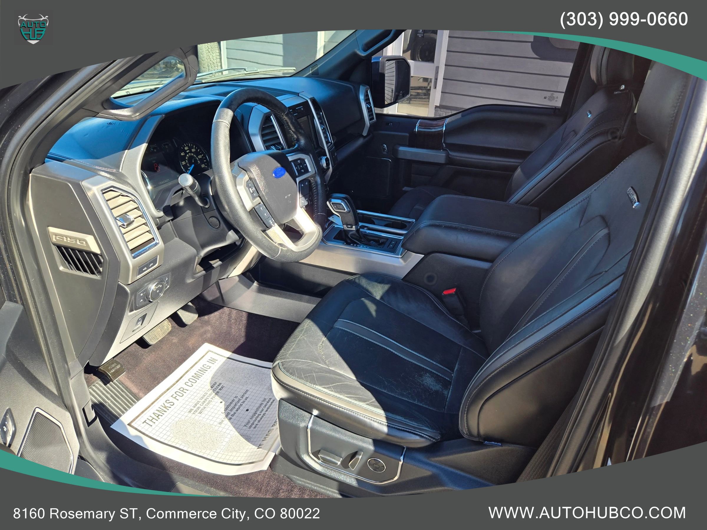 Used 2015 Ford F150 Platinum w/ Equipment Group 701A Luxury AWD/4WD image 8
