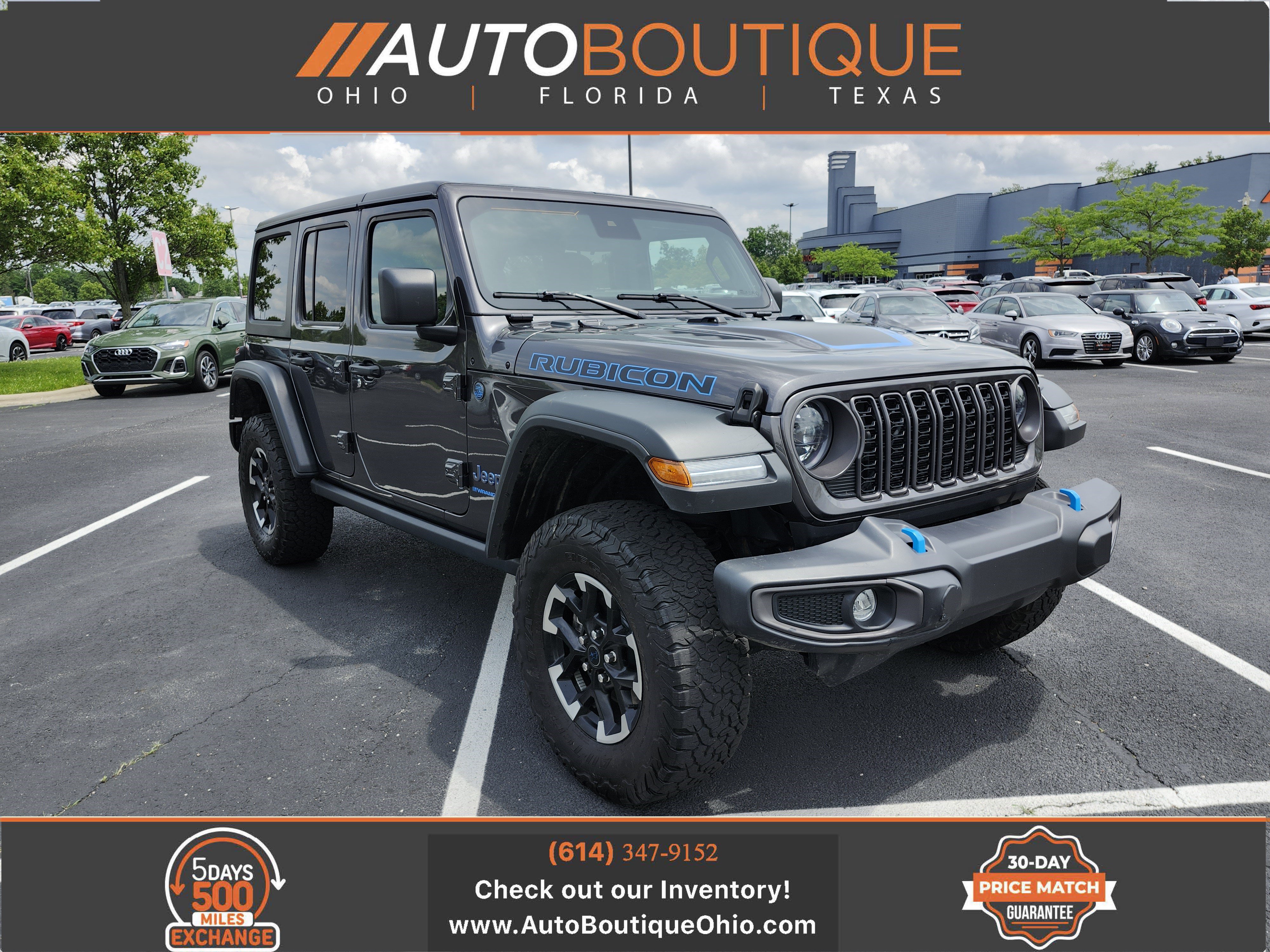 Used 2024 Jeep Wrangler Unlimited Rubicon 4xe w/ Convenience Group AWD/4WD image 1