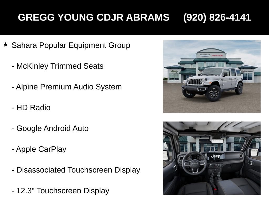 New 2025 Jeep Wrangler Unlimited Sahara AWD/4WD image 13