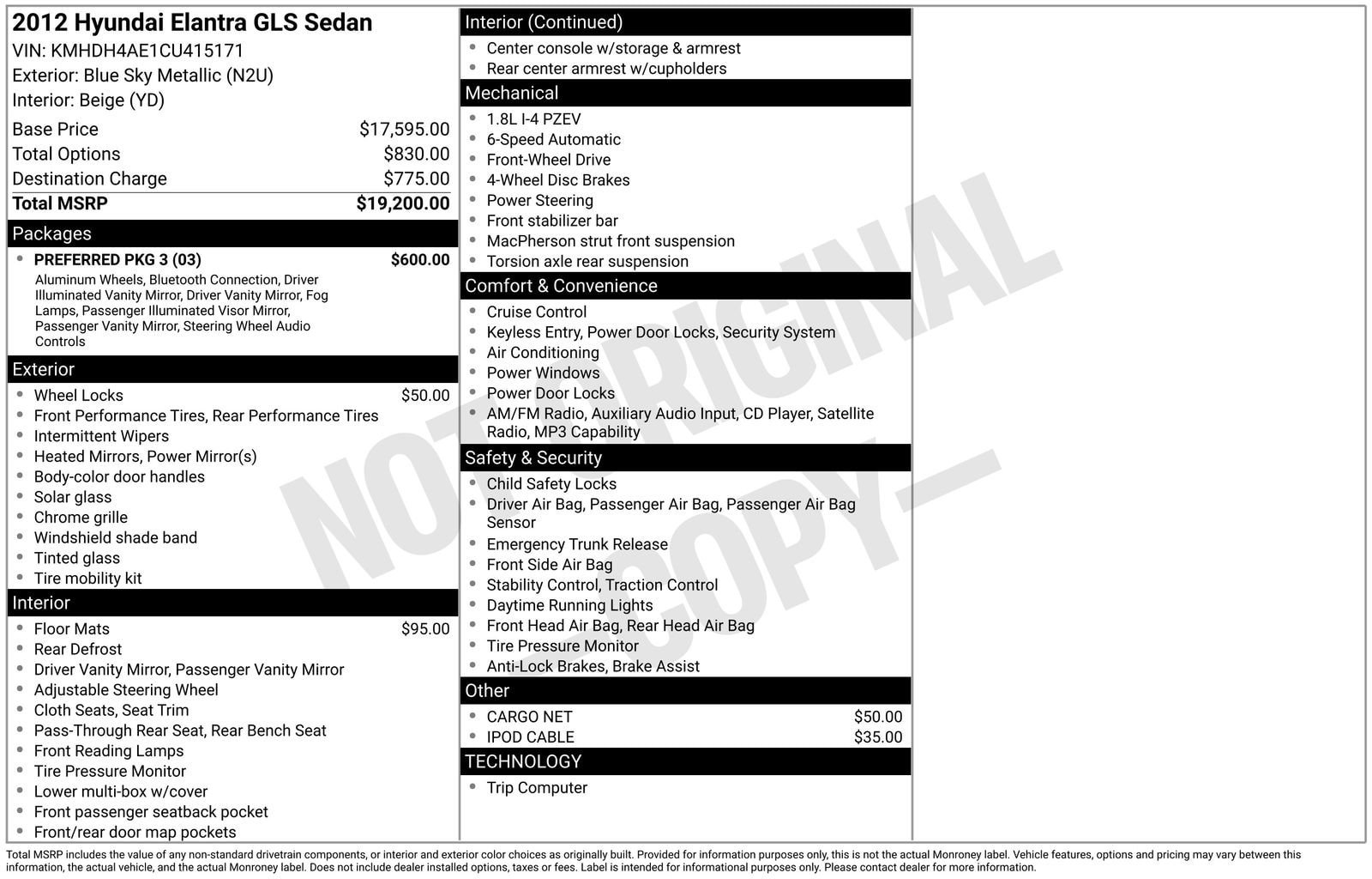 Used 2012 Hyundai Elantra GLS w/ Preferred Pkg 3 FWD image 31