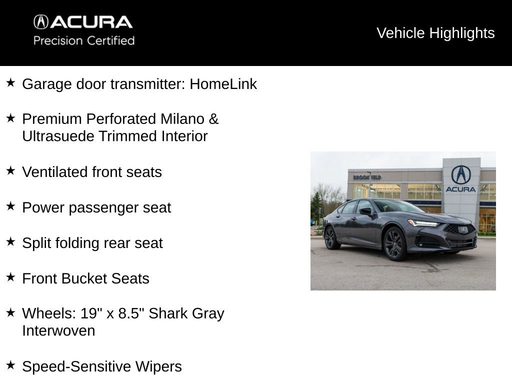 Certified 2023 Acura TLX SH-AWD w/ A-SPEC Pkg image 21