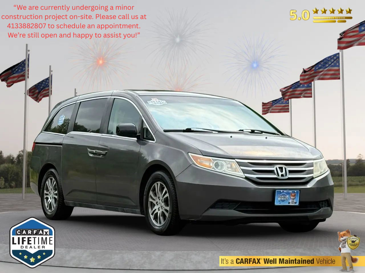 Used 2012 Honda Odyssey EX-L