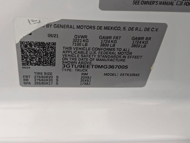 Used 2021 GMC Sierra 1500 AT4 AWD/4WD image 36