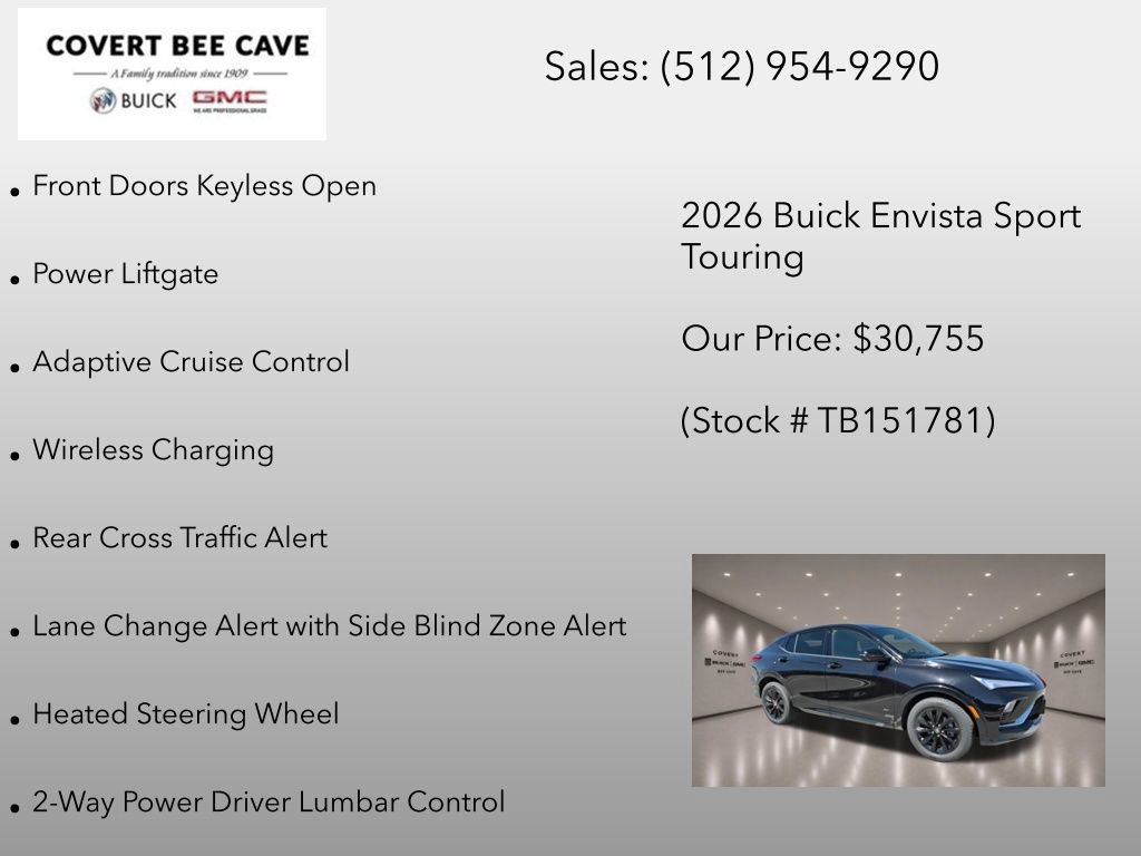 New 2026 Buick Envista Sport Touring w/ Convenience I Package FWD image 18