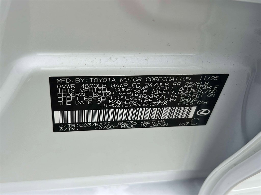 New 2025 Lexus IS 350 F Sport image 17