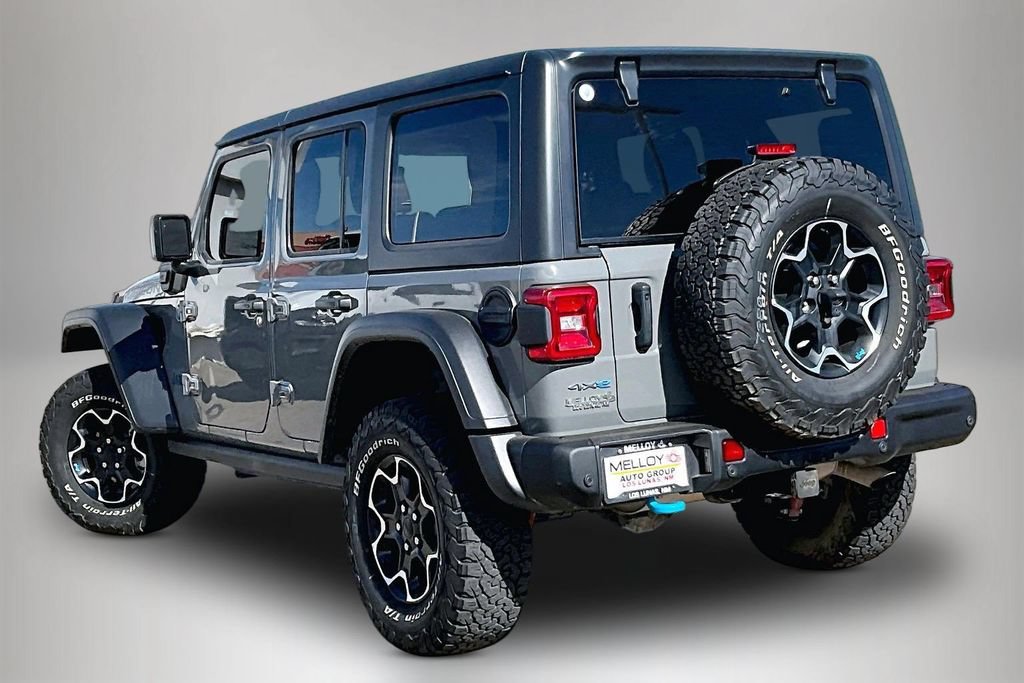 Used 2023 Jeep Wrangler Unlimited Rubicon 4xe w/ Steel Bumper Group AWD/4WD image 4