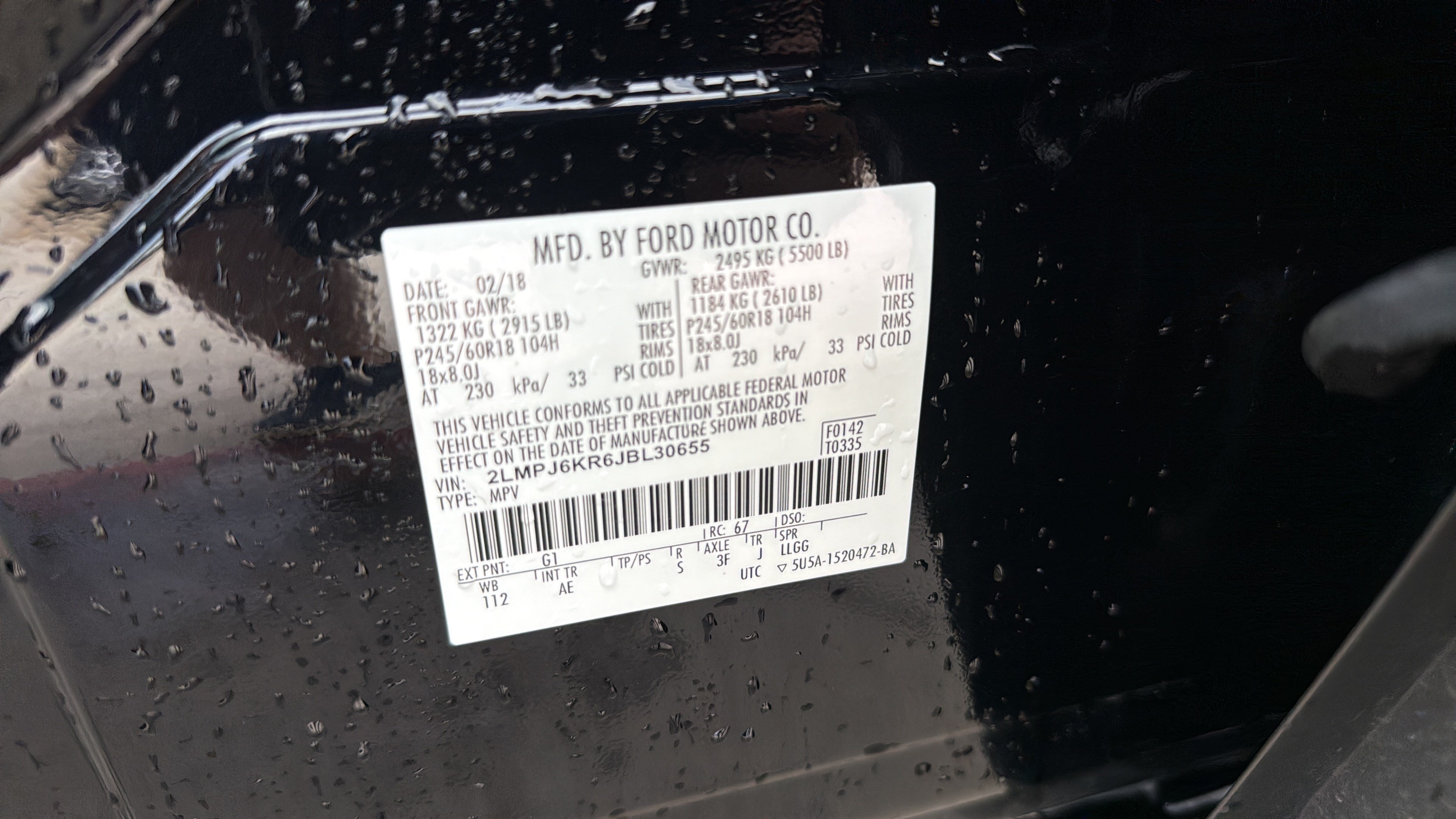 Used 2018 Lincoln MKX Select w/ Select Plus Package FWD image 29