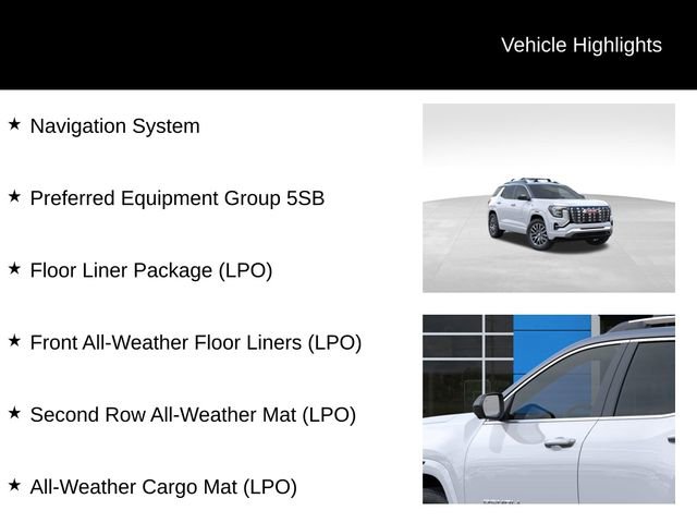 New 2026 GMC Terrain Denali w/ LPO, Floor Liner Package image 8