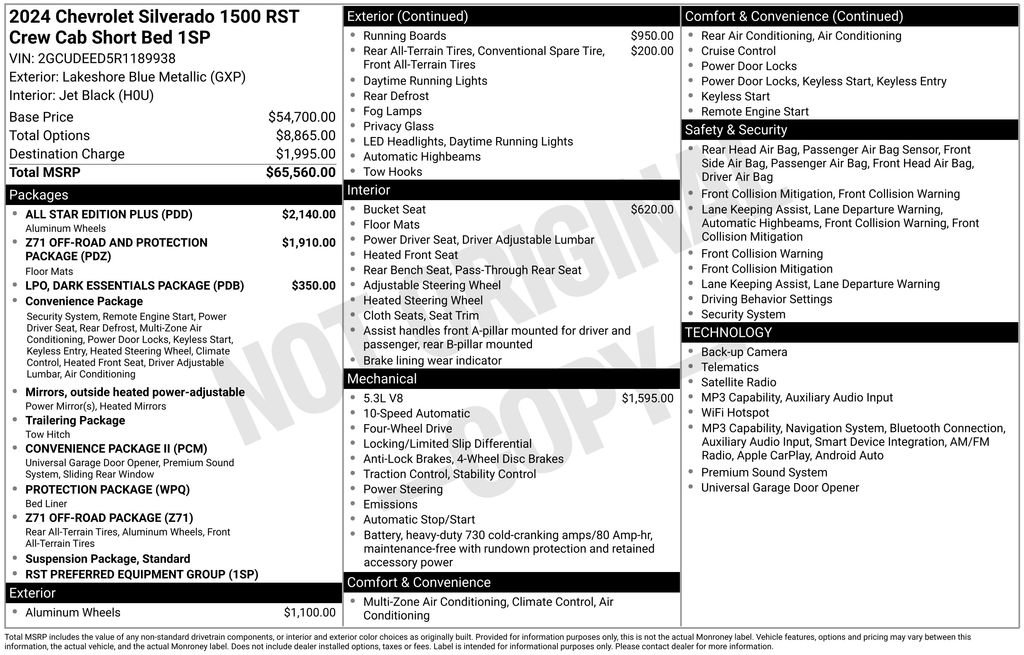 Used 2024 Chevrolet Silverado 1500 RST w/ All Star Edition Plus image 5